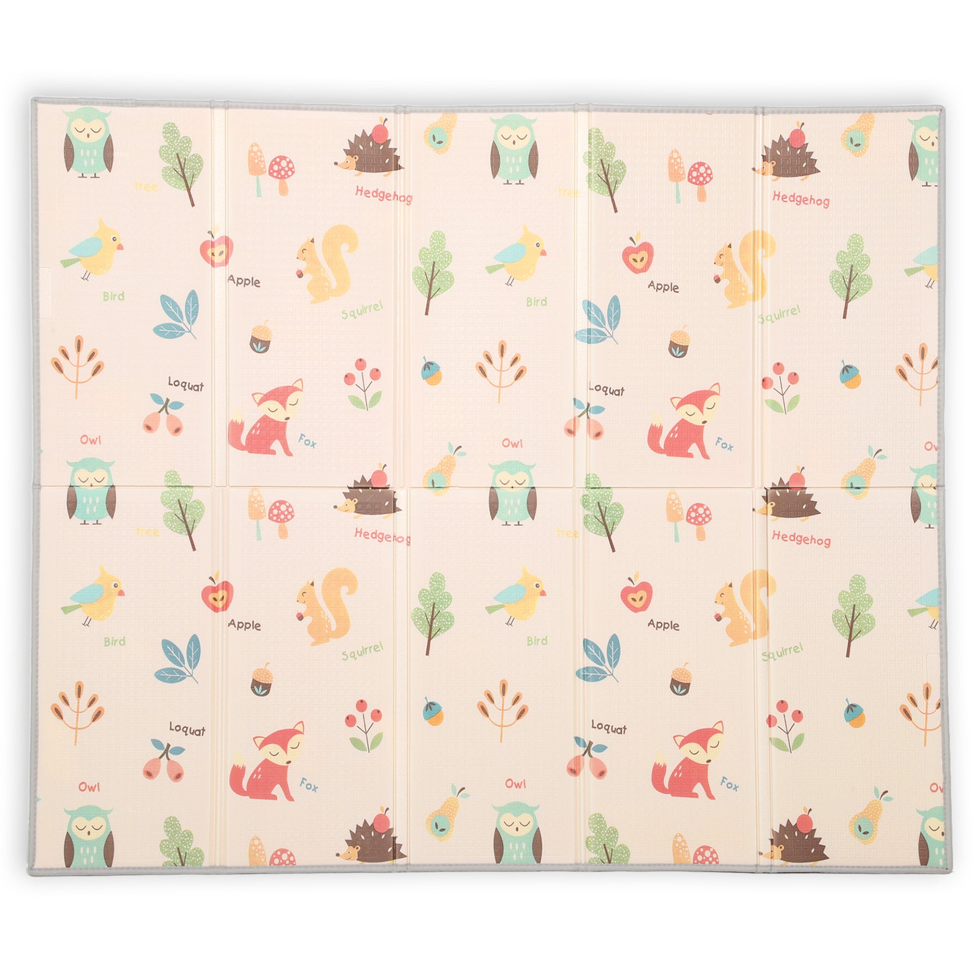 Aiyaplay Alfombra Bebé Acolchada Plegable Reversible 150x180 Cm Multicolor_0