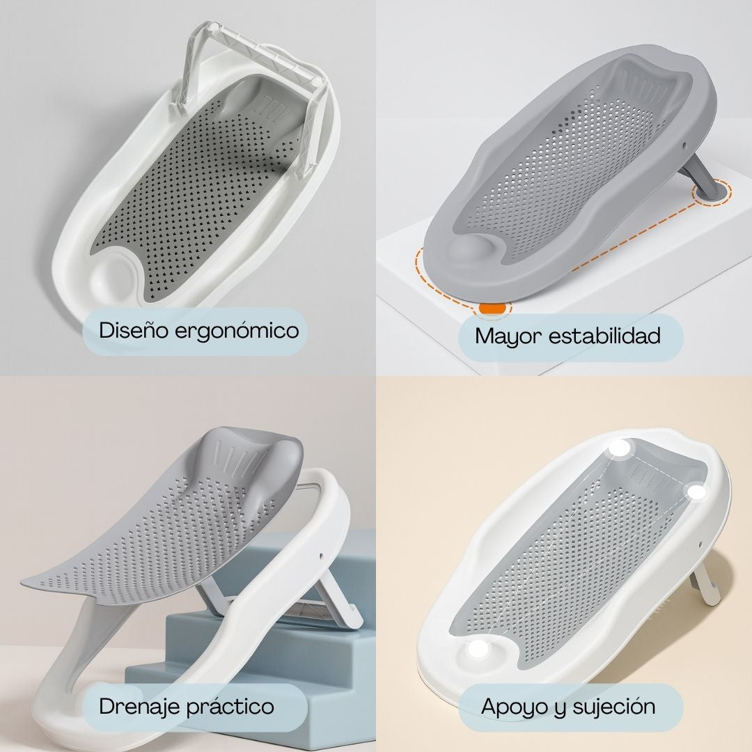 Bathby Cojín De Baño Para Bebé Almohada Flotante Y Antideslizante Apoyo Ergonómico Para La Bañera_4