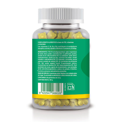 Multivitamínico gominolas, Soria Natural, 60 comprimidos