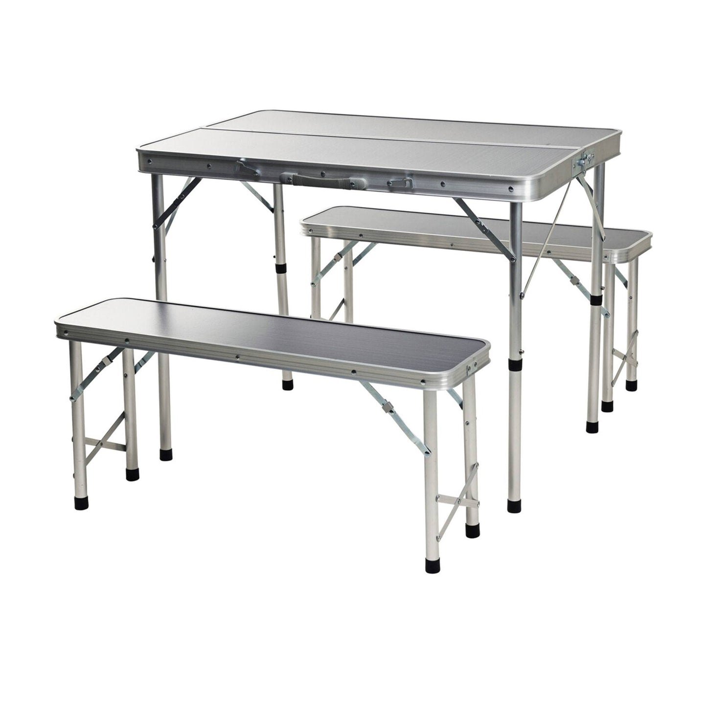 Well Home Juego De Pic-nic Para Camping Con Mesa Y 2 Bancos