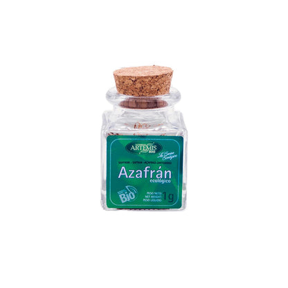 Azafrán Eco en tarro de cristal Artemisbio 1 g