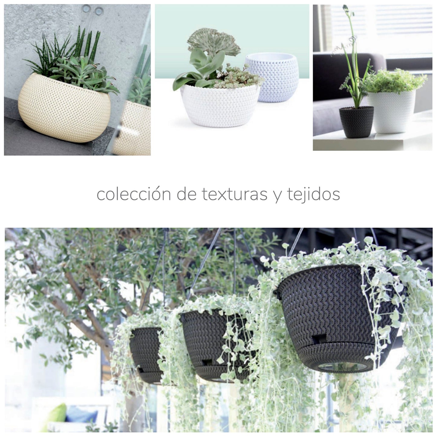 Macetero Colgante Splofy Round W 3l., Dimensiones (mm) 230x230x145, Color Mocca_1