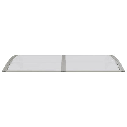 Marquesina De Puerta Policarbonato Gris 150x75 Cm_3