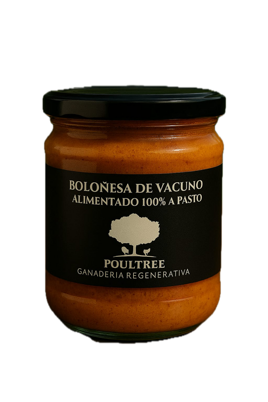 Boloñesa De Vacuno De Pasto Alimentado 100% A Pasto  (bote De 290 Gr)