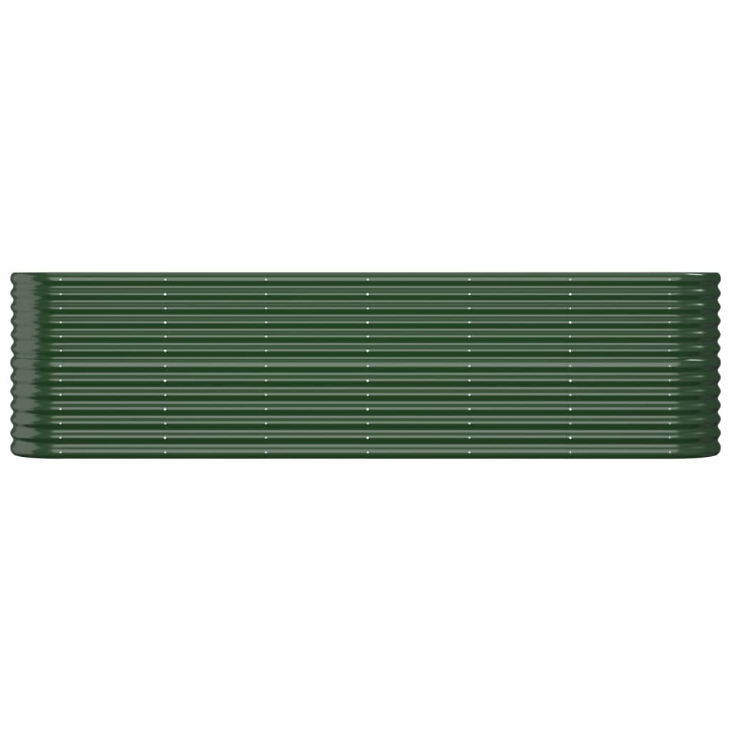 Jardinera Arriate Acero Galvanizado Verde 260x40x68 Cm_2