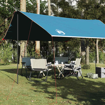 Lona De Camping Impermeable Azul 460x305x210 Cm_1