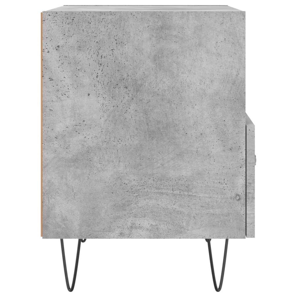 Mesita De Noche Madera Ingeniería Gris Hormigón 40x35x47,5 Cm_3