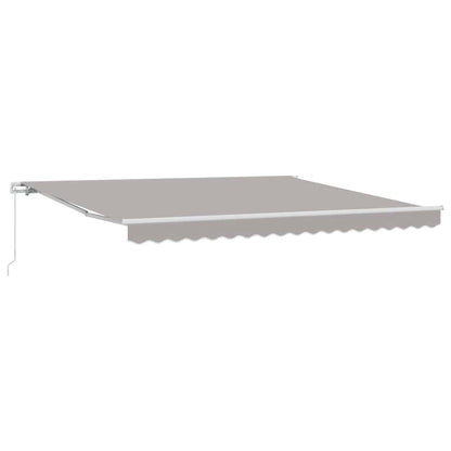 Toldo Retráctil Gris Claro 400 X 350 X 165 Cm_0