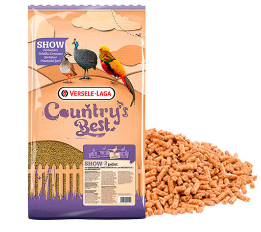 Pienso Perdices, Faisanes, Codornices - Show 3 Pellet De Versele Laga - 20 Kg_0