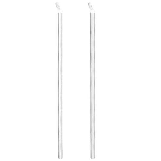 Valla De Alambre Y Postes Acero Galvanizado Plateado 25x0,8 M / Vetonek_0