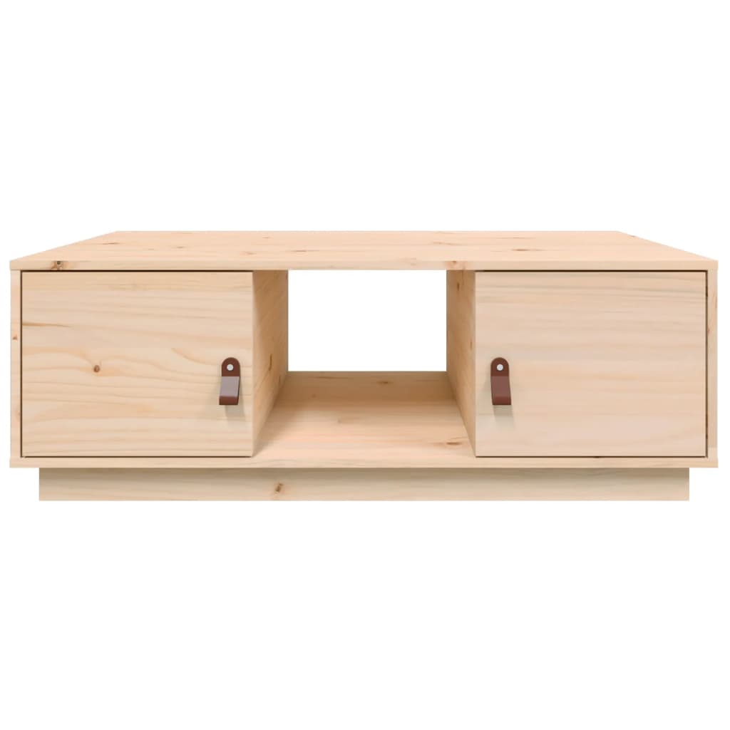 Mesa De Centro De Madera Maciza De Pino 100x50x35 Cm_4