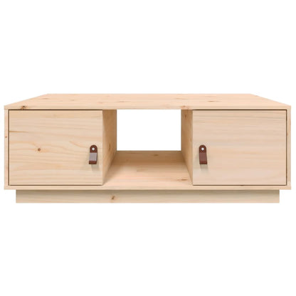 Mesa De Centro De Madera Maciza De Pino 100x50x35 Cm_4