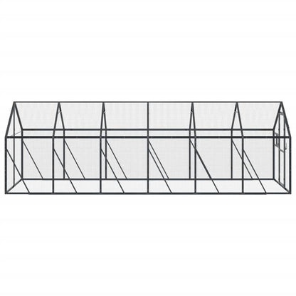 Vidaxl Pajarera De Aluminio Gris Antracita 1,79x6x1,85 M_3