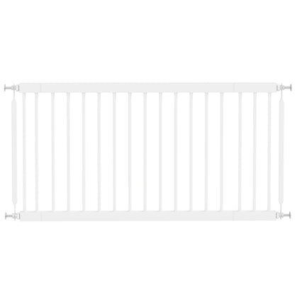 Pawhut Barrera De Seguridad Para Perros Pequeños Extensible 67-93,5 Cm Blanco_0