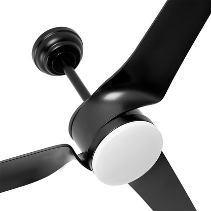 Ventilador Dc Montijo 24w Negro 3 Aspas 6vel. 132d 2424lm 3000-6500k C/remoto, Reg. Intensidad, Timer, Mem._1