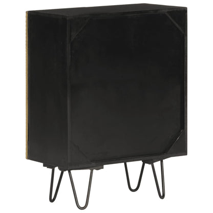 Aparador De Madera Maciza De Mango 55x30x75 Cm_2