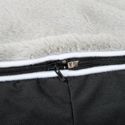 Pawhut Cama Para Perros Lavable Con Funda Desenfundable Tela Oxford Felpa Suave_3