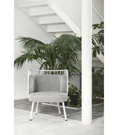 Butaca Modelo Nabi Acabado Metal Crema, 65cm(ancho) 80cm(alto) 64cm (largo)_0