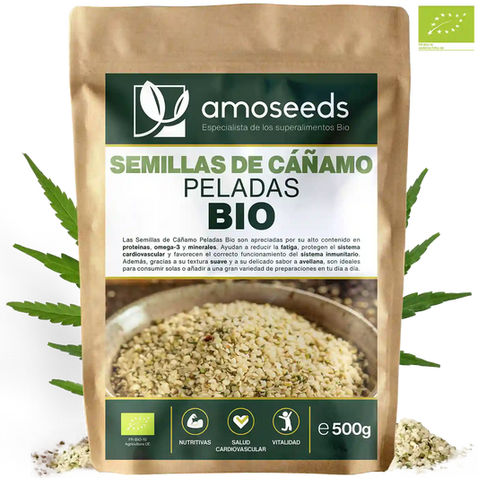 Semillas De Cáñamo Peladas Bio 500g_0