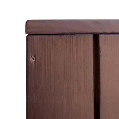 Jardinera Alta De Madera Autoportante 100x34,5x80 Cm Trendy Brown Hortalia_2