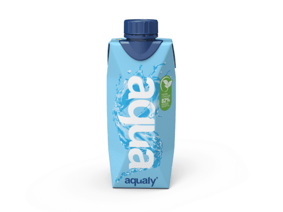 Agua en Cartón Aqualy 330 ml.