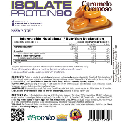 Isolate 90 Cfm - 500 G - Caramelo Cremoso - Aumenta La Masa Muscular - Masmusculo_4
