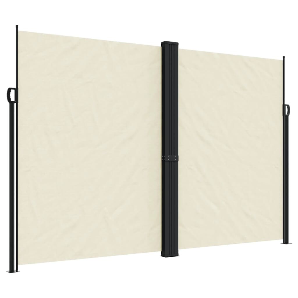 Vidaxl Toldo Lateral Retráctil Crema 220x1000 Cm_0