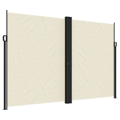 Vidaxl Toldo Lateral Retráctil Crema 220x1000 Cm_0