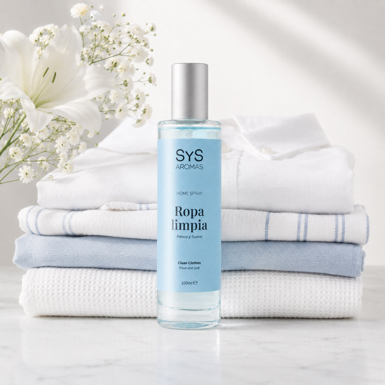 Ambientador Pulverizador Ropa Limpia Origins SYS Aromas 100 ml | Aroma Fresco y Limpio | Relajante_2