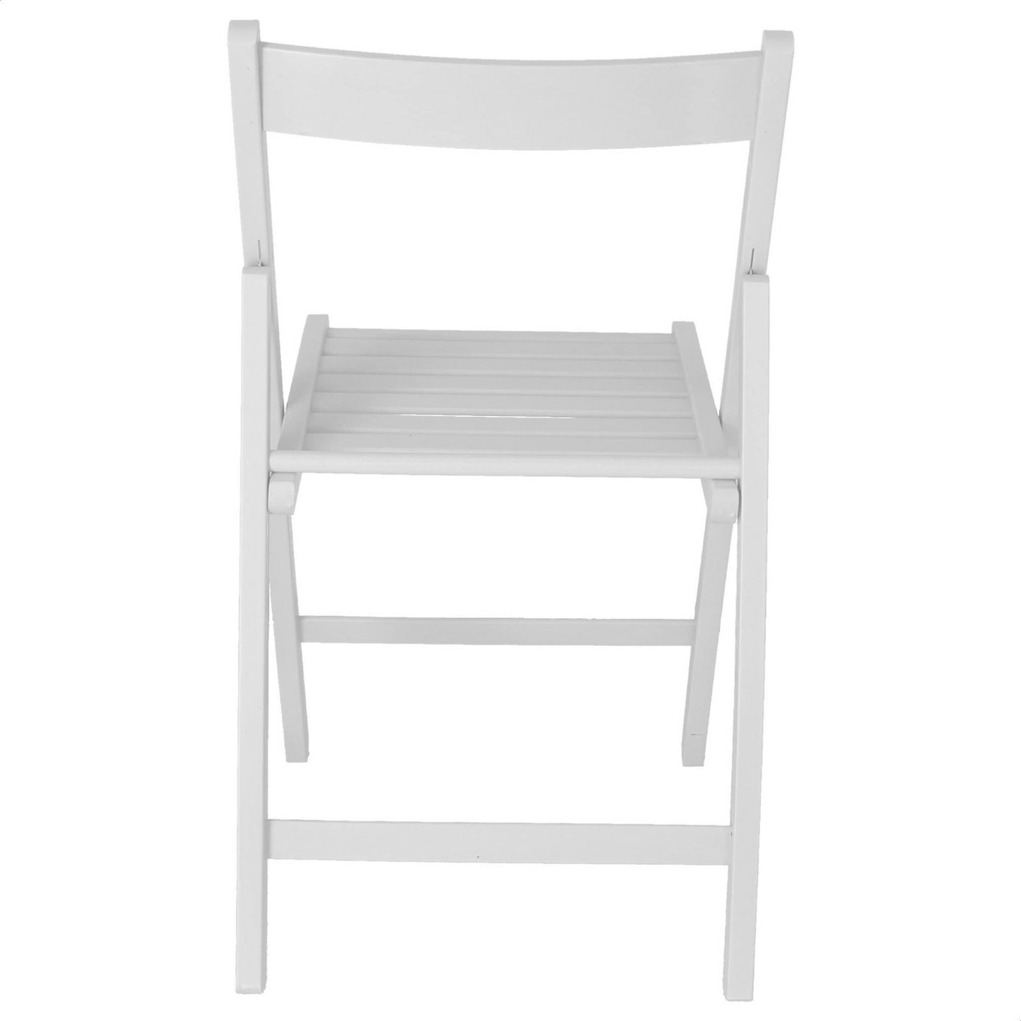 Well Home Mobiliario & Decoración - Pack 4 Sillas Bas En Madera De Haya, Acabado Blanco