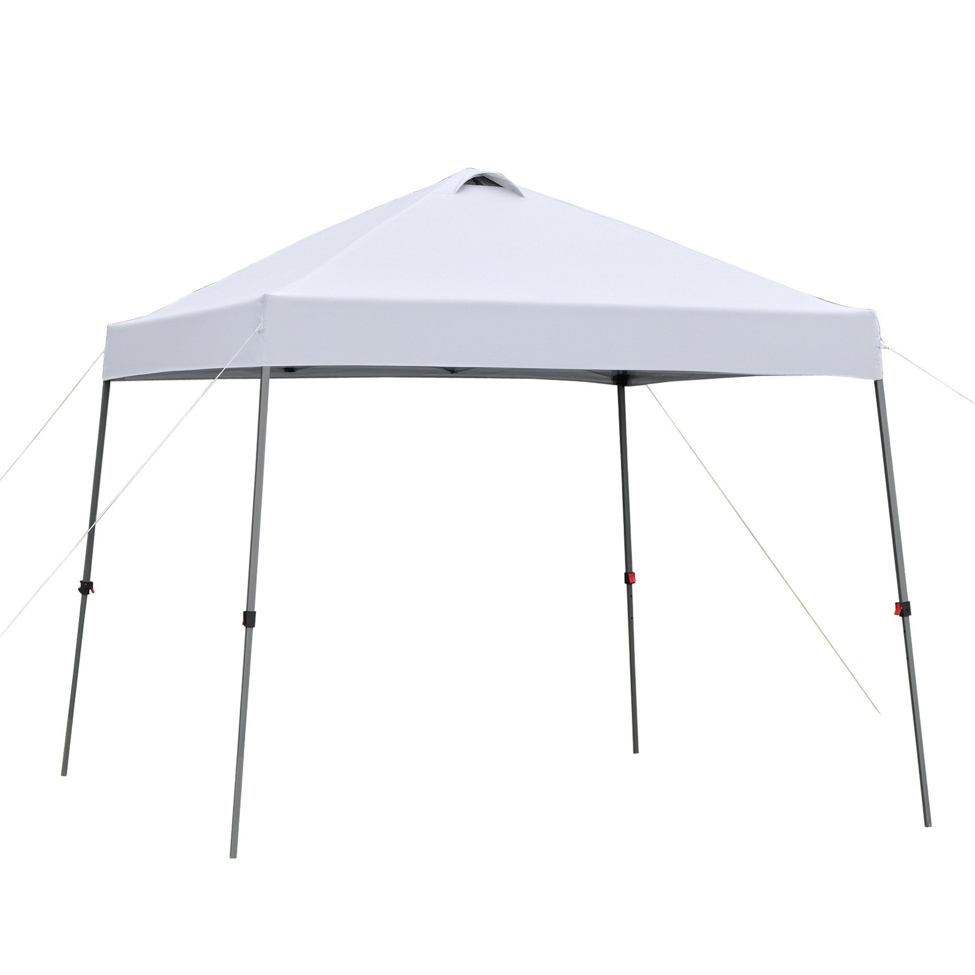 Outsunny Cenador Plegable 3x3m Jardín Con Bolsa De Transporte Con Ruedas Camping_0