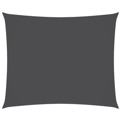 Vidaxl Toldo De Vela Rectangular Tela Oxford Gris Antracita 2,5x3,5 M_0