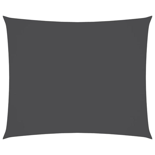 Vidaxl Toldo De Vela Rectangular Tela Oxford Gris Antracita 2,5x3,5 M_0