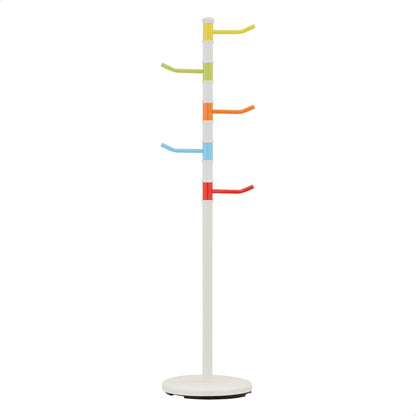 Perchero Infantil Multicolor Desmontable, Estructura Metálica, 30x30x117 Cm_0