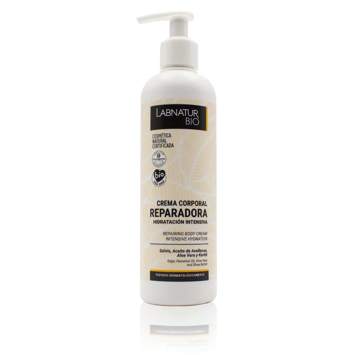 Crema Corporal Reparadora Labnatur Bio 400 ml | Salvia, Avellanas y Pepita de Uva | Piel Seca | Vegano_0