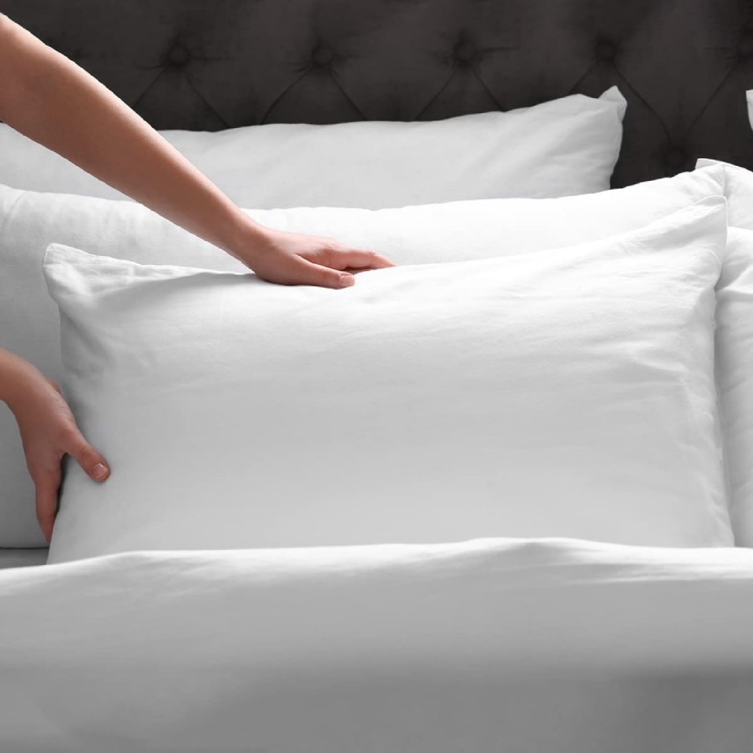 Cecotec Almohada Flow Purecomfort 150 Cm. Fibra Con Tacto De Seda Y Tratamiento Antiácaros Y Antibacterias Máximo Confor_1