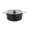 Cacerola 20ø 'ares' Acero Esmaltado Negro Magefesa