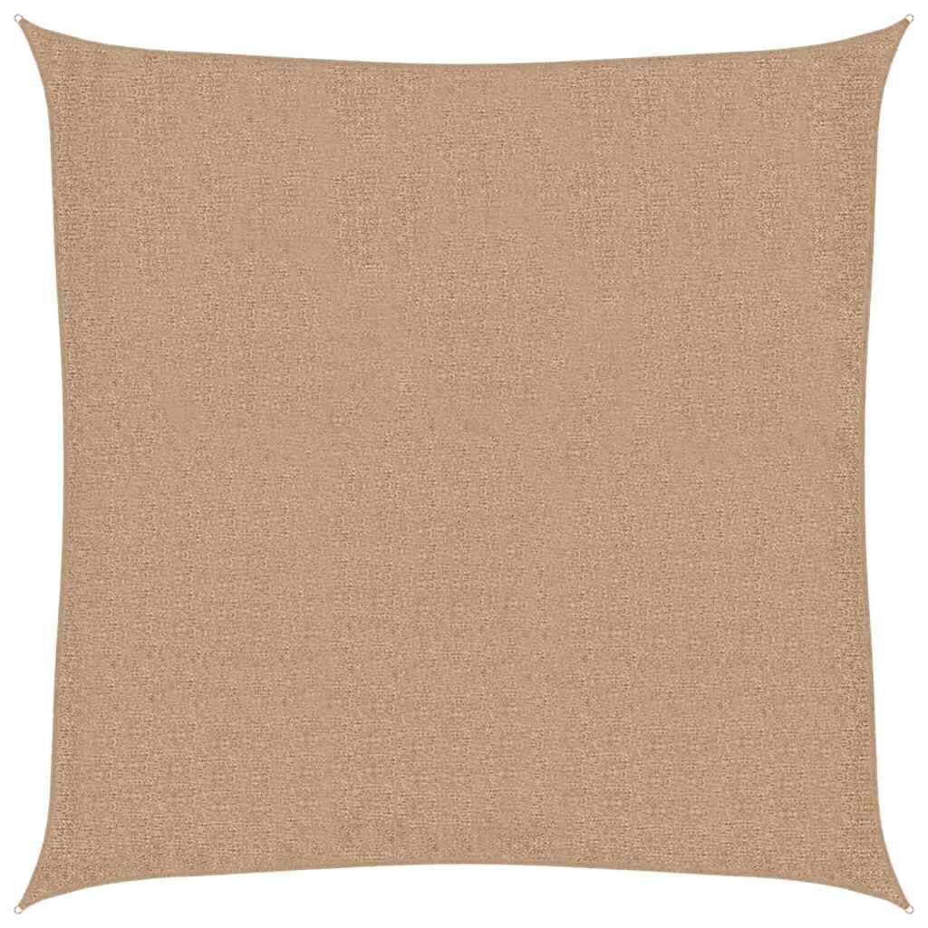 Vidaxl Toldo De Vela Gris Taupe Hdpe 160 G/m² 3x3 M_0