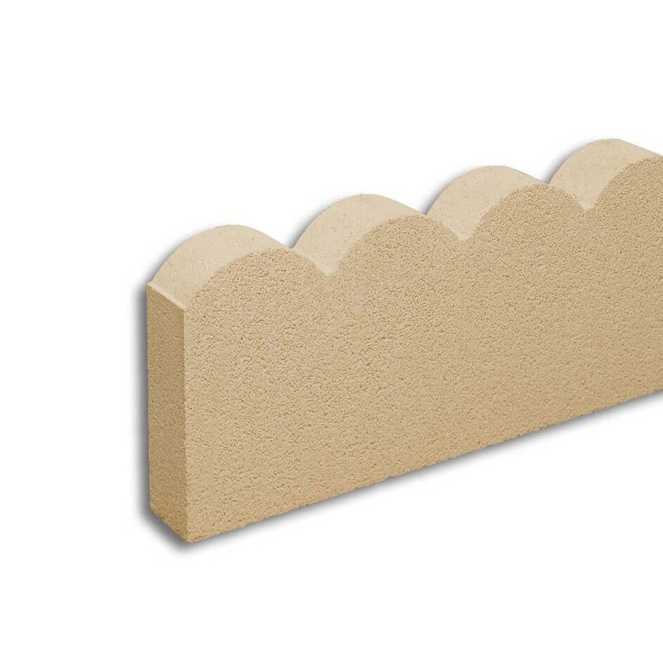 Bordillo Ondas 50x20 Cm. / Unidad / 50x20x6 Cm. / Tostado_0