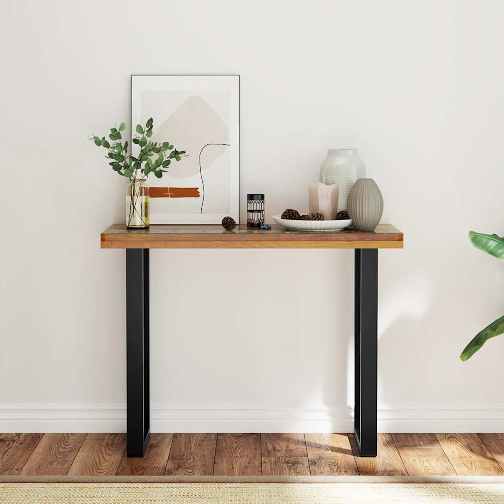 Mesa Consola De Teca 100x35x75 Cm_1
