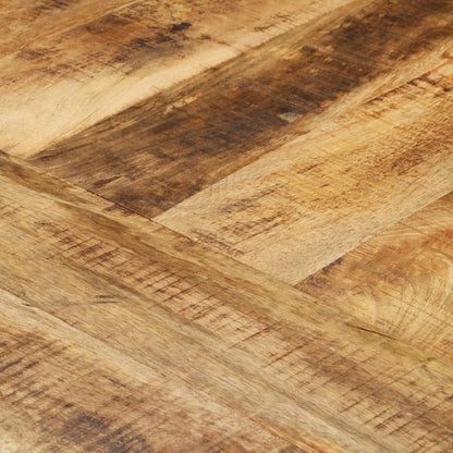 Mesa De Comedor Madera De Mango Rugosa Redonda 175x75 Cm_2