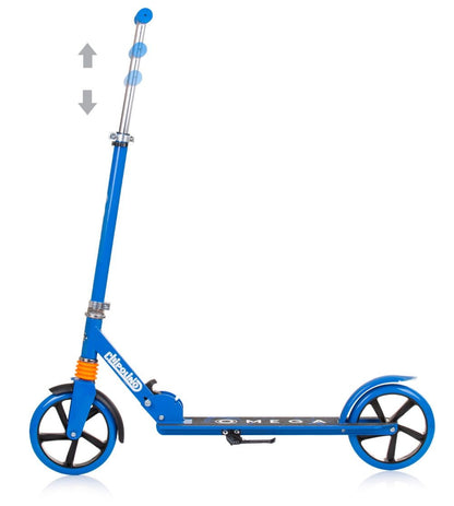 Patinete Infantil Omega Hasta 100 Kg Plegable Y Ruedas De 20mm Blue_2