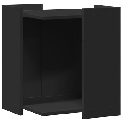Vidaxl Mueble Arenero Para Gatos Madera Ingeniería Negro 42x42x51 Cm_0