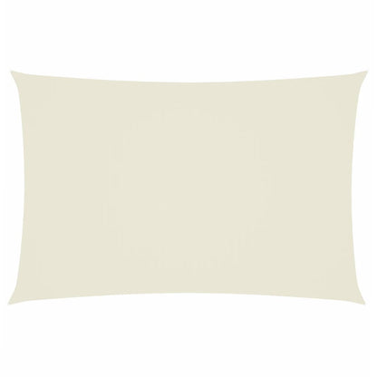 Vidaxl Toldo De Vela Rectangular Tela Oxford Color Crema 2x4 M_0