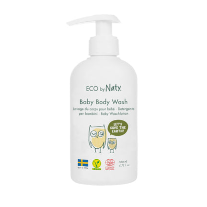 Gel de baño para bebé 0m+ Naty 200 ml