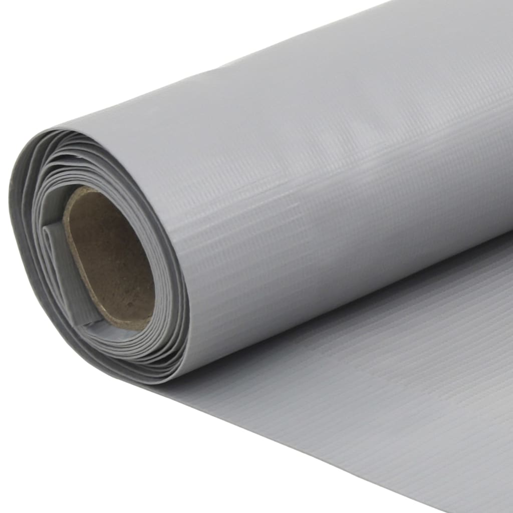 Pantalla De Privacidad De Balcón Pvc Gris 600x120 Cm / Vetonek_1