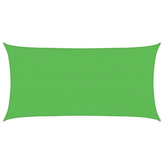 Vidaxl Toldo De Vela Hdpe Verde Claro 160 G/m² 2x4 M_0