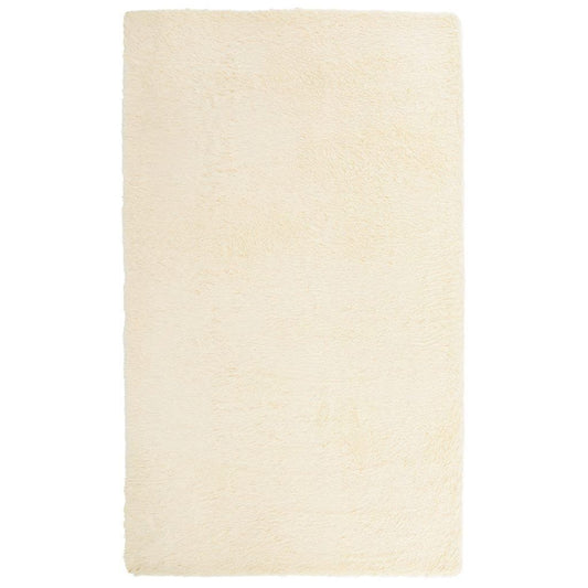 Vidaxl Alfombra De Pelo Largo Navarra Color Crema 60x100 Cm Poliéster_0