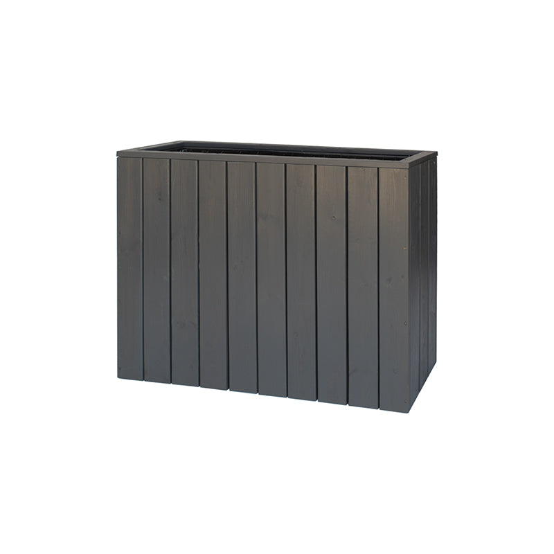 Jardinera Alta De Madera Autoportante 100x34,5x80 Cm City Grey Hortalia_0