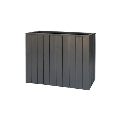 Jardinera Alta De Madera Autoportante 100x34,5x80 Cm City Grey Hortalia_0
